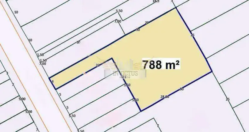 Terreno Residencial/Comercial para Comprar, 788m² - Bairro Santa Maria, Santo André/SP.