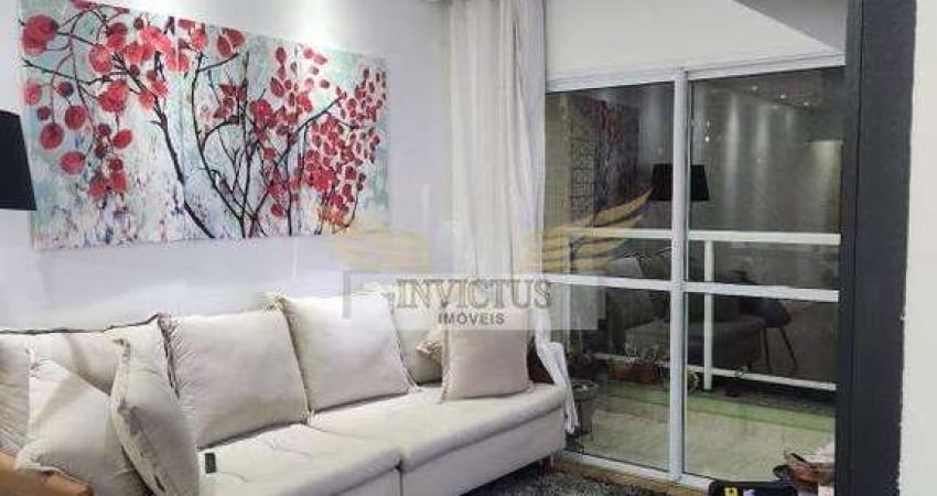 Apartamento com 3 Quartos no Residencial Portinari para Alugar Mobiliado , 106m² - Vila Guiomar, Santo André/SP.