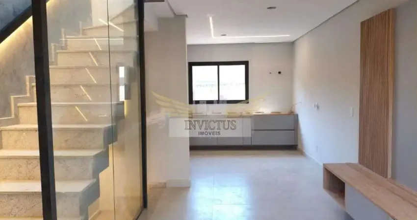 Sobrado com 2 suítes para comprar, 110m² - jardim santo alberto, santo andré/sp.