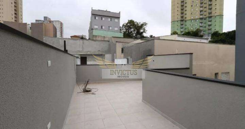Cobertura sem Condomínio com 2 Quartos para Alugar, 90m² - Vila Príncipe de Gales, Santo André/SP.
