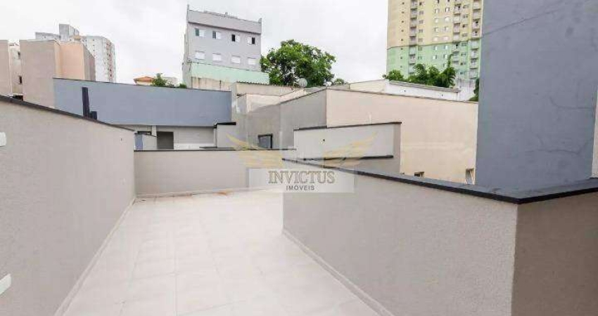 Cobertura sem Condomínio com 2 Quartos para Alugar, 90m² - Vila Príncipe de Gales, Santo André/SP.