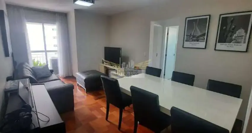 Apartamento mobiliado com 2 quartos no edifício bellagio para alugar, 64m² - bairro jardim, santo andré/sp.