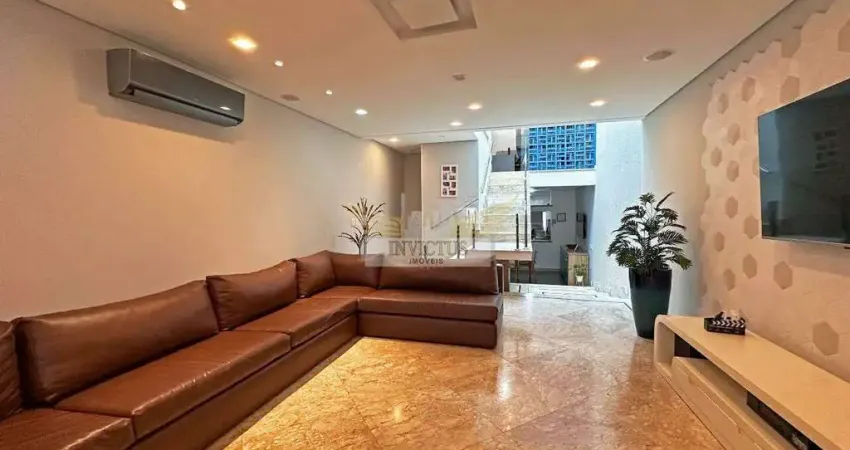 Sobrado de Alto Padrão com 3 Suítes e Espaço Gourmet para Comprar, 244m² - Campestre, Santo André/SP.