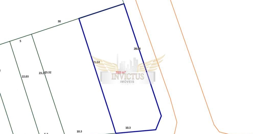 Terreno Residencial/Comercial para Comprar, 269m² - Vila Pires, Santo André/SP.