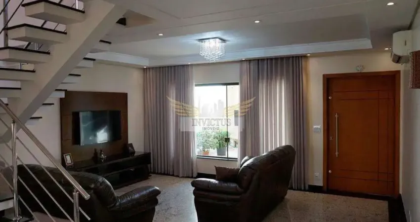 Sobrado com 3 Suítes para Comprar, 247m² - Vila Assunção, Santo André/SP.