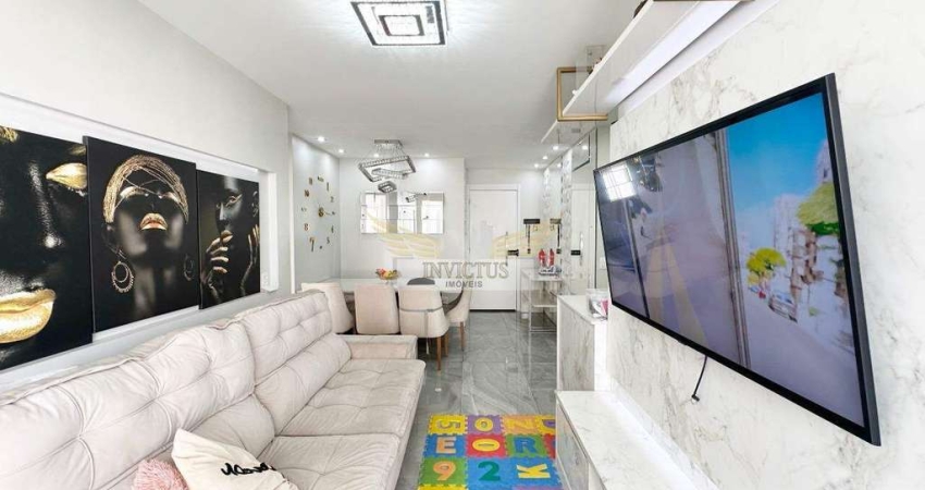 Apartamento com 3 Quartos no Condomínio Cidade Viva para Comprar, 70m² - Bairro Jardim, Santo André/SP.