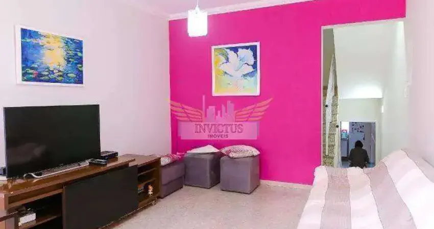 Sobrado Geminado com 3 Quartos para Comprar, 142m² - Campestre, Santo André/SP.