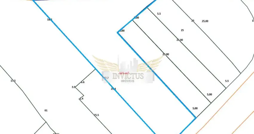 Terreno Residencial Aceita 100% de Permuta no Local ou Pronto, 505m² - Vila Linda, Santo André/SP.