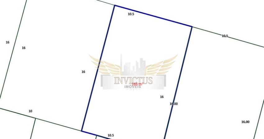 Terreno Residencial para Comprar, 168m² - Jardim Bela Vista, Santo André/SP.