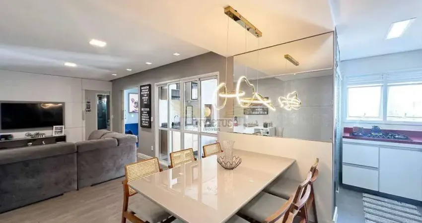 Apartamento Mobiliado com 3 Quartos no Condomínio Airumã para Comprar, 87m² - Vila Valparaíso, Santo André/SP.