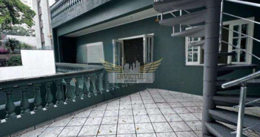 Sobrado Comercial com 3 Salas para Alugar, 327m² - Bairro Jardm, Santo André/SP.