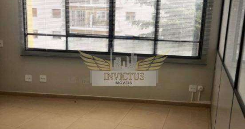 Sala Comercial no Centro Executivo do Paço para Alugar, 80m² - Vila Bastos, Santo André/SP.