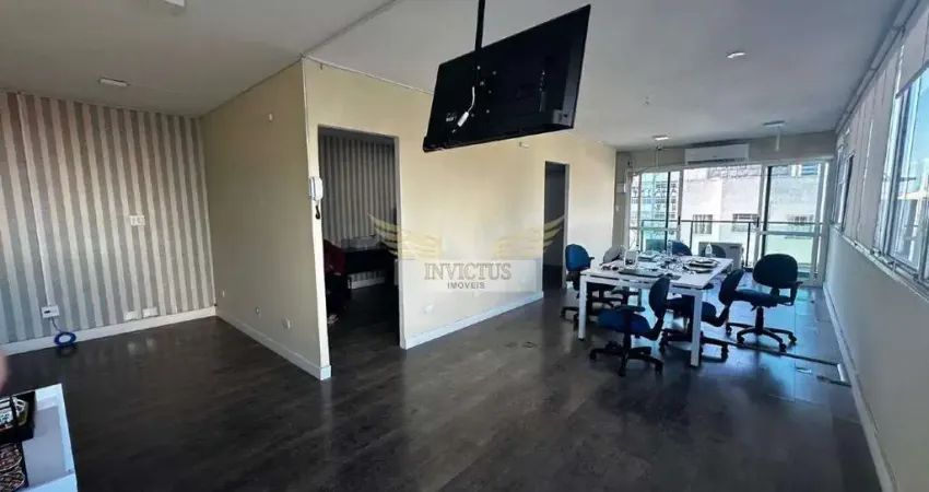Sala Comercial no Edifício Studio II para Comprar, 80m² - Centro de Santo André/SP.
