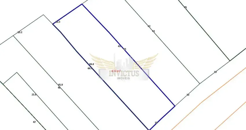 Terreno Residencial/Comercial para Comprar, 437m² - Vila Gilda, Santo André/SP.