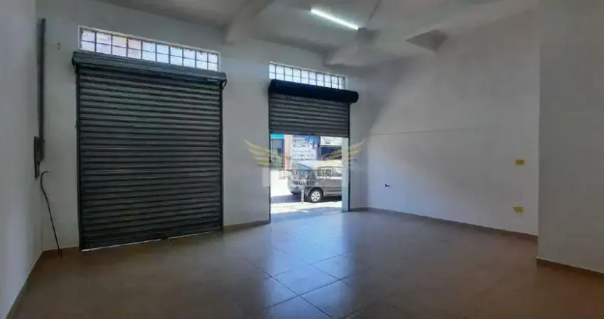 Salão Comercial para Alugar, 55m² - Vila Alzira, Santo André/SP.