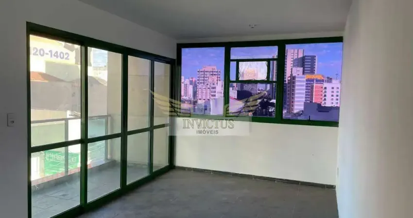 Sala Comercial no Edifício Studio II para Alugar, 80m² - Centro de Santo André/SP.