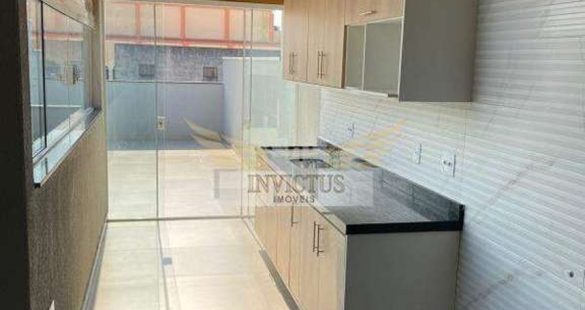 Cobertura sem Condomínio com Elevador e 2 Dormitórios à Venda, 100m² - Vila Camilópolis, Santo André/SP.