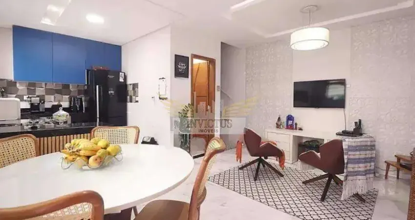 Sobrado com 3 Suíte para Comprar, 124m² - Campestre, Santo André/SP.