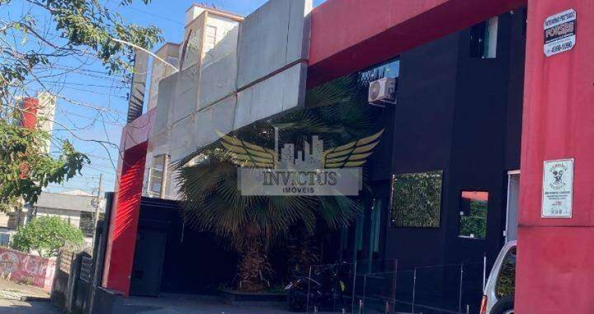 Sobrado Comercial com 5 Salas para Alugar, 412m² - Bairro Jardim, Santo André/SP.