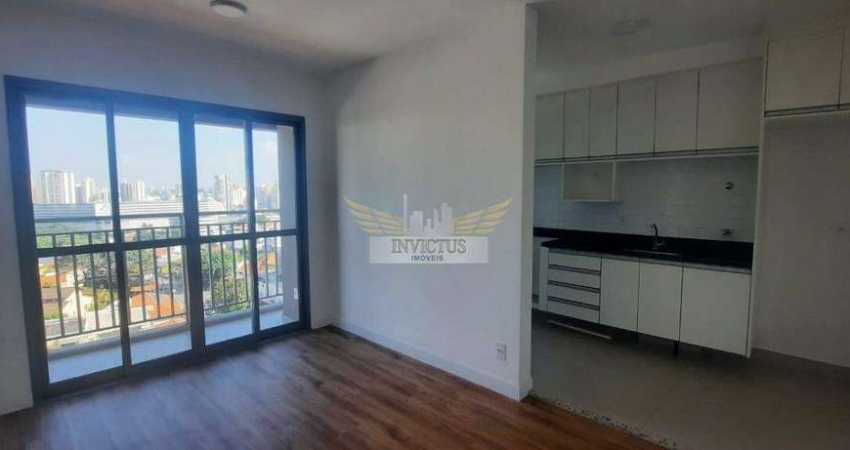 Apartamento com 2 Quartos no Edifício Kyros para Alugar, 60m² - Vila Assunção, Santo André/SP.
