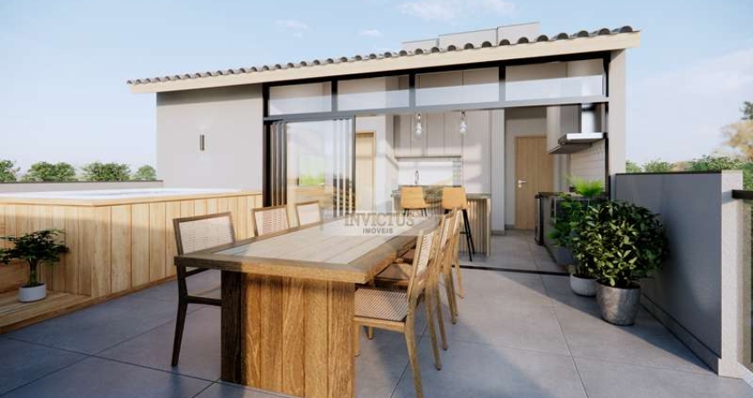 Cobertura sem Condomínio na Planta com 2 Quartos para Comprar, 112m² - Campestre, Santo André/SP.