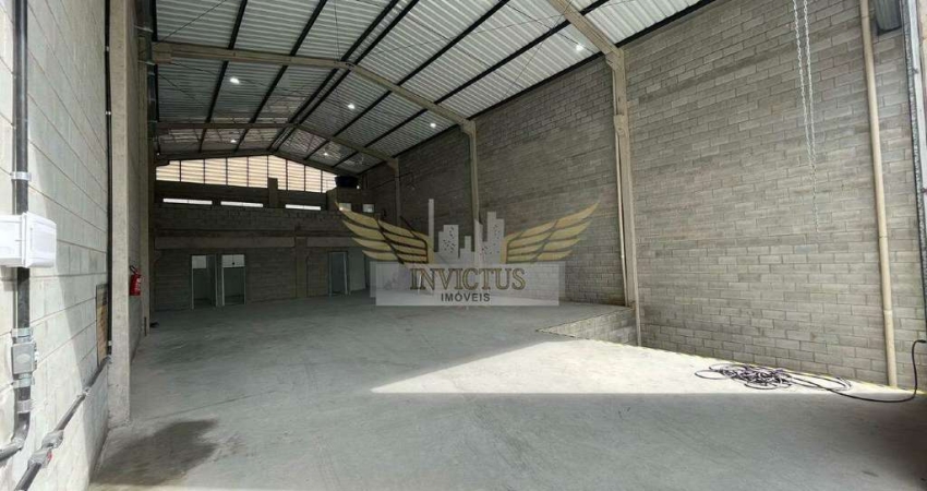 Galpão Comercial para Alugar, 355m² - Vila Carlina, Mauá/SP.