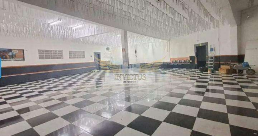 Galpão Comercial para Alugar, 1.560m² - Vila Palmares, Santo André/SP.