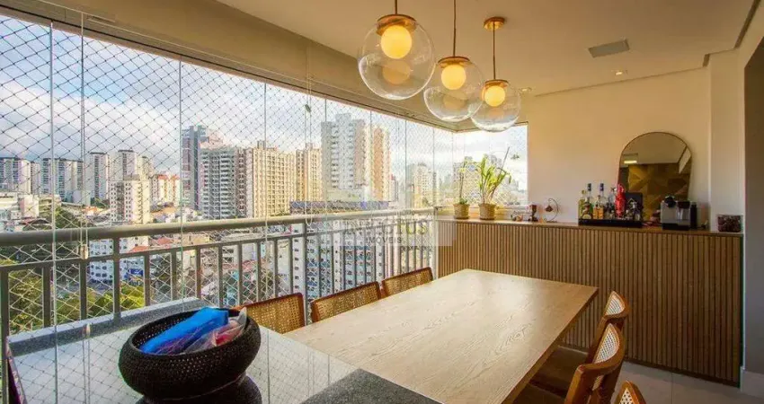 Apartamento Mobiliado com 3 Suítes no Condomínio Le Quartier para Comprar, 129m² - Vila Assunção, Santo André/SP.