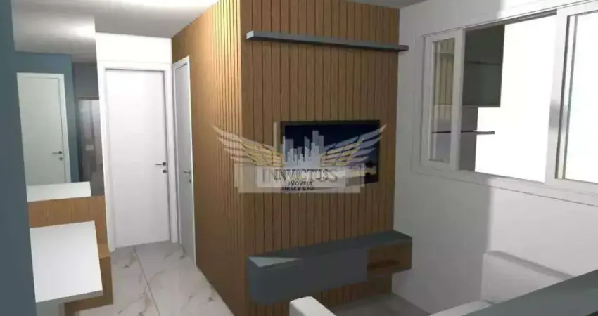 Apartamento Novo com 2 Quartos no Residencial Giuseppe Martinelli para Comprar, 41m² - Vila Homero Thon, Santo André/SP.