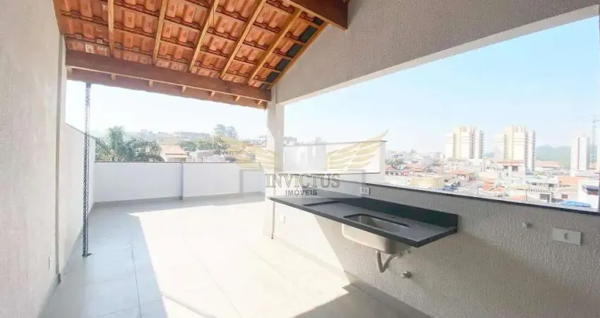 Cobertura sem Condomínio Nova com 2 Quartos para Comprar, 100m² - Jardim Pilar, Santo André/SP.