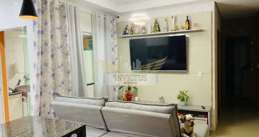 Apartamento sem Condomínio Mobiliado com 2 Quartos para Alugar, 70m² - Vila Valparaíso, Santo André/SP.