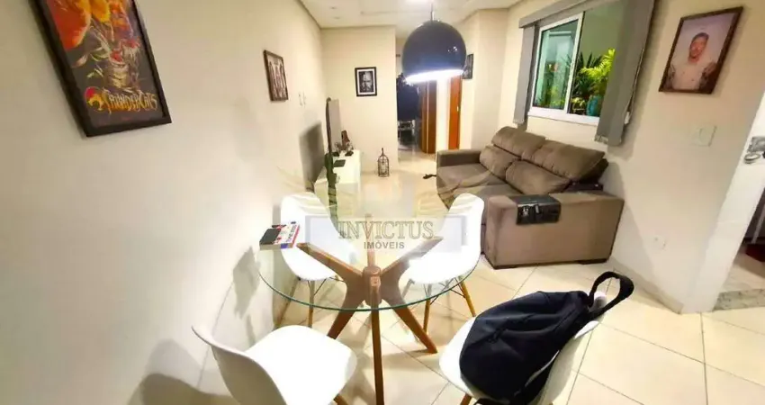 Apartamento sem Condomínio com 2 Quartos, Porteira Fechada para Comprar, 60m² - Vila Alzira, Santo André/SP.