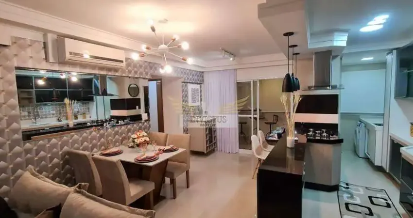 Apartamento Mobiliado com 2 Quartos no Residencial Antony para Alugar, 72m² - Campestre, Santo André/SP.
