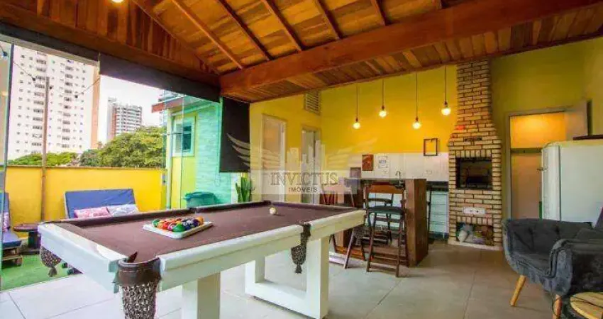 Cobertura sem condomínio com 2 quartos para comprar, 100m² - bairro jardim, santo andré/sp.