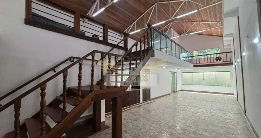 Salão comercial para alugar, 277m² - bairro jardim, santo andré/sp.