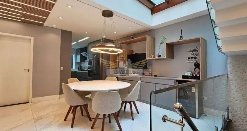 Sobrado com 3 suítes para comprar, 289m² - vila alpina, santo andré/sp.