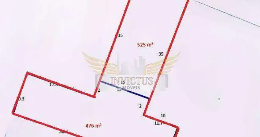 Terreno residencial/comercial com 2 frentes para comprar, 1.001m² - jardim bela vista, santo andré/sp.