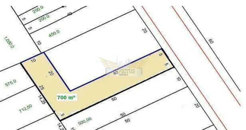 Terreno residencial/comercial para comprar, 700m² - campestre, santo andré/sp.