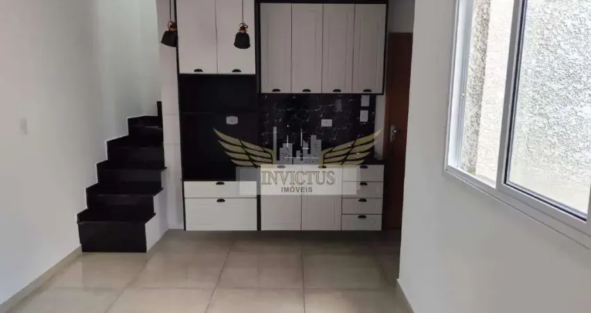 Cobertura sem condomínio com 2 quartos para comprar, 60m² - jardim progresso, santo andré/sp.