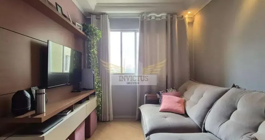 Apartamento com 3 dormitórios no condomínio vila romana para comprar, 62m² - parque marajoara, santo andré/sp.