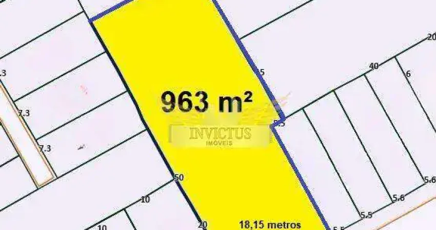 Terreno residencial/comercial para comprar, 963m² - bairro jardim, santo andré/sp.