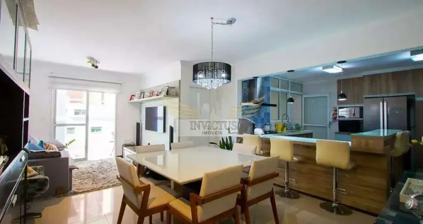 Apartamento com 3 suítes no condomínio les cayes para comprar, 134m² - jardim bela vista, santo andré/sp.