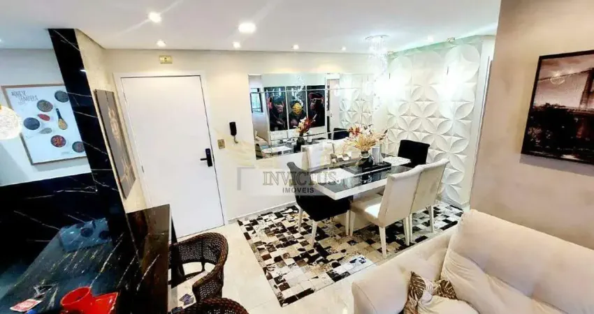 Apartamento com 2 dormitórios no condomínio sangiovese para comprar, 73m² - vila valparaíso, santo andré/sp.