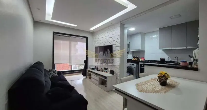 Apartamento com 2 quartos no condomínio corte real para comprar, 59,21m² - bairro parque das nações, santo andré/sp.