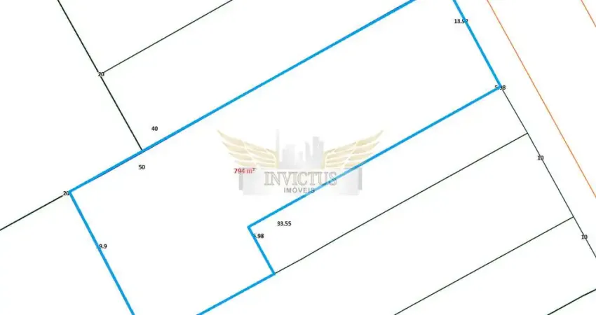 Terreno residencial/comercial para comprar, 794m² - bairro jardim, santo andré/sp.