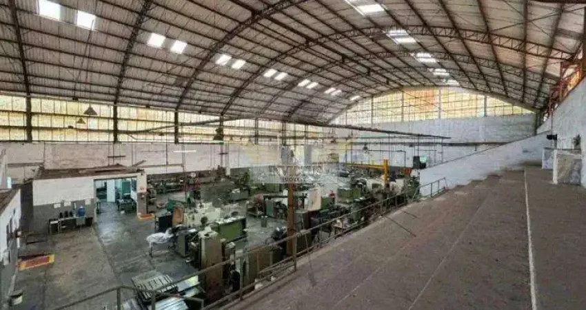Galpão industrial para comprar, 4.552m² - tecelão, ribeirão pires/sp.