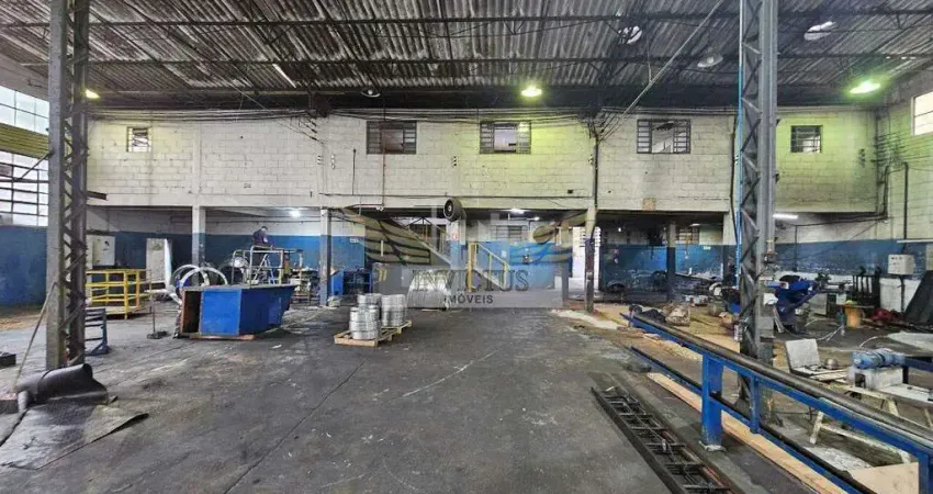 Galpão industrial/logístico para alugar 1.926m²- jardim stella, santo andré/sp.