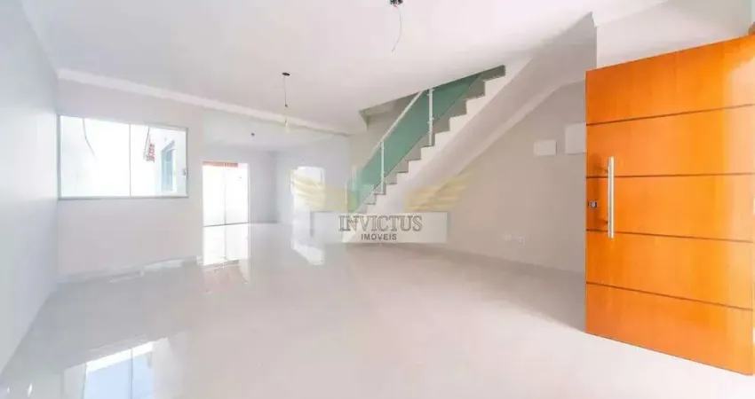 Sobrado com 3 suítes para comprar, 190m² - vila scarpelli, santo andré/sp.