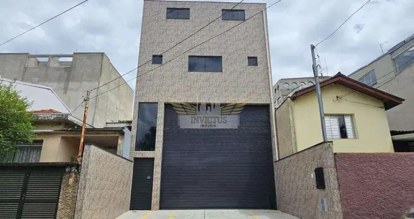 Salão/galpão comercial para alugar, 230m² - jardim stella, santo andré/sp.