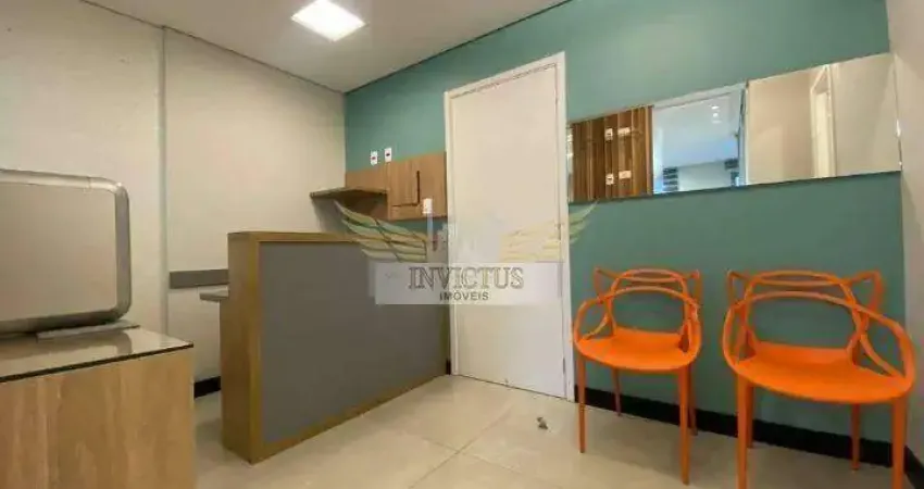 Sala comercial no cidade viva office para alugar, 39m² - campestre, santo andré/sp.